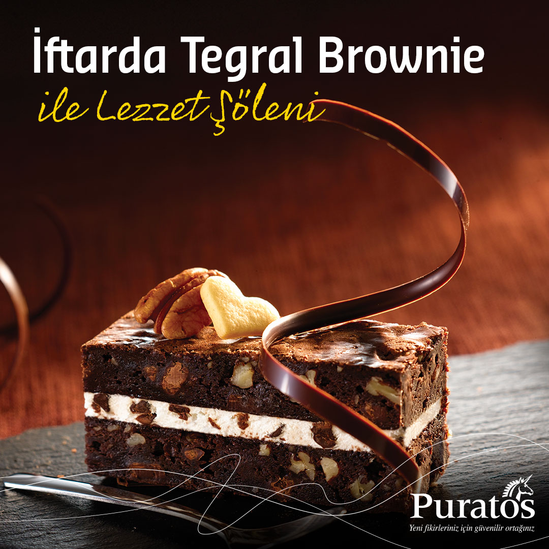 Cevizli Dondurmali Brownie Puratos